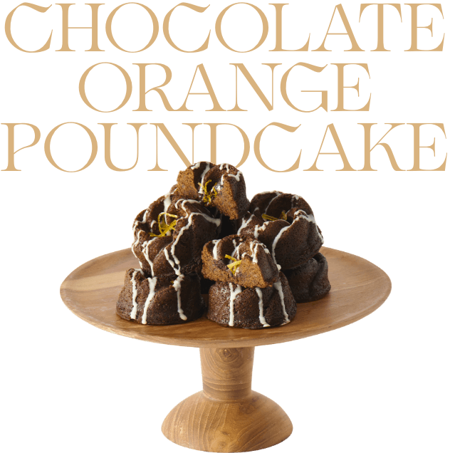 CHOCOLATE ORANGE POUND CAKE